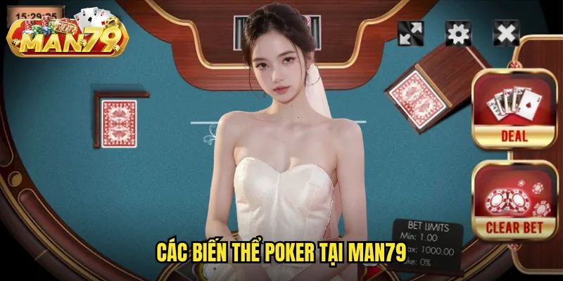 Các biến thể Poker tại man79